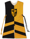 Wappenrock Adler schwarz/gelb, Gr. 2